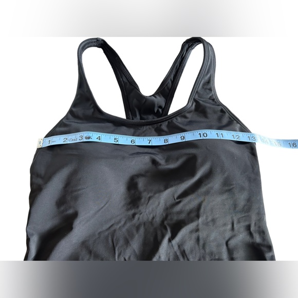UNOW Athletic black women’s racerback one piece swim training swimsuit size M/L - Picture 2 of 7